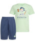 ფოტო #5 პროდუქტის Toddler & Little Boys Essential T-Shirt & Shorts, 2 Piece Set
