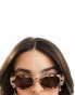 Фото #3 товара AIRE ceres rectangle sunglasses in cookie tort