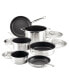 Фото #1 товара ProBond Clad Stainless Steel with Titum Nonstick 10-Piece Cookware Set