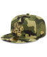 ფოტო #3 პროდუქტის Men's Camo Oakland Athletics 2022 Armed Forces Day On-Field 59Fifty Fitted Hat