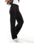 Фото #4 товара Stradivarius tailored straight leg trouser in black