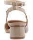 ფოტო #3 პროდუქტის Women's Keefa Wide Width Ankle Strap Flats