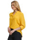 Фото #3 товара Women's Collared Button-Front Shirt
