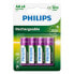 Фото #1 товара Аккумуляторные батарейки Philips R6B4A210/10 1,2 V