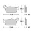 Фото #2 товара BRAKING 701 cm46 Off Road Sintered Brake Pads