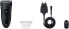 Braun Series 1 Rasierer Herren, Elektrorasierer mit Langhaartrimmer, elektrischer Rasierer mit Netzbetrieb, 170s, schwarz