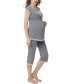 ფოტო #13 პროდუქტის Kimi & Kai Cindy Maternity Nursing Pajama Set