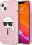 Фото #1 товара Karl Lagerfeld Karl Lagerfeld KLHCP13SKHTUGLP iPhone 13 mini 5,4" różowy/pink hardcase Glitter Karl`s Head