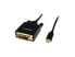 Фото #3 товара StarTech.com 2m (6.6 ft) Mini HDMI to DVI Cable - DVI-D to HDMI Cable (1920x1200p) - 19 Pin HDMI Mini Male to DVI-D Male - Digital Monitor Cable Adapter M/M - Mini HDMI to DVI Adapter - 2 m - Mini-HDMI - DVI-D - Male - Male - Straight