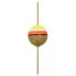 GARBOLINO Streamline Trout Pierced Niçoise Ball Float 2 Units