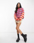 Фото #4 товара Urban Revivo stripe knit jumper in multi