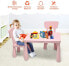 Фото #5 товара Детская мебель costway Стол и стулья для детей