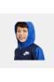 Фото #3 товара Куртка спортивная Nike Astarlı Детская синяя в полоску