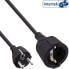 Фото #1 товара InLine Power extension cable - black - 15m - with child safety