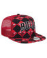 Фото #3 товара Бейсболка SNAPBACK New Era Chicago Bulls Seeing Diamonds Красная А-фрейм Trucker 9FIFTY для мужчин