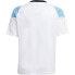 ADIDAS Messi Training short sleeve T-shirt White / Semi Blue Burst, 11-12 лет - фото #4