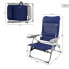 Фото #4 товара Пляжный стул Aktive Slim Складной Тёмно Синий 47 x 89 x 57 cm (2 штук)