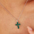 Фото #3 товара Silver pendant with zircons Fancy Life Green FLG11