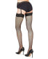 Фото #3 товара Women's Fishnet Lace Top Thigh High Stockings