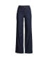 Фото #1 товара Women's Petite Recover High Rise Wide Leg Blue Jeans