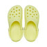 Crocs Unisex Yellow Rubber Round Toe Flat Casual Slip-On Clog Shoes Size M4/W6