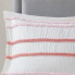 Фото #4 товара 5pc Full/Queen Striped Piper Cotton Comforter Set with Chenille Trim Pink