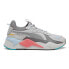 Фото #1 товара Puma RsX Games Lace Up Mens Grey Sneakers Casual Shoes 39316101