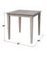 Solid Wood Top Table - Dining Height