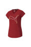 Bisiklet Yaka Düz Kırmızı Kadın T-shirt 51952622 Train Fav Heather Cat Tee