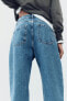 Z1975 MID-WAIST STRAIGHT CUT OUT JEANS