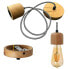 Фото #1 товара Люстра подвесная Bamyum Модерная лампа с текстильным кабелем