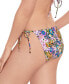 Фото #2 товара Women's Flower Burst Side-Tie Bikini Bottoms, Created for Macy's