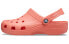 Crocs Classic Clog 沙滩洞洞凉鞋 女款 橙色 / Сандалии Crocs Classic Clog 10001-6SL