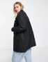 Noisy May Curve tailored blazer in black