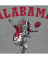 Men's Heathered Gray Alabama Crimson Tide Vintage-Like Punting Big Al Tri-Blend T-shirt Серый, L - фото #2