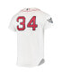 ფოტო #3 პროდუქტის Men's David Ortiz White Boston Red Sox 2004 Cooperstown Collection Home Authentic Jersey