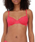 ფოტო #1 პროდუქტის Women's Smitten Eyelet Unlined Underwire Bra