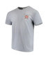 ფოტო #1 პროდუქტის Men's Gray Maryland Terrapins Team Comfort Colors Campus Scenery T-shirt