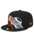 Фото #2 товара Men's Black San Francisco Giants Game Day Overlap 59FIFTY Fitted Hat