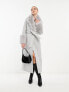 Фото #1 товара Forever New faux fur maxi coat in light grey