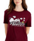 ფოტო #3 პროდუქტის Juniors' Snoopy Logo T-Shirt