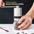 Фото #6 товара Silberthal Manual Coffee Grinder, Adjustable Grinding Level, Stainless Steel and Glass Hand Grinder