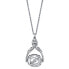Фото #1 товара 2028 silver-Tone 3-Sided Spinner Locket Necklace 30"