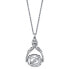 ფოტო #1 პროდუქტის Silver-Tone 3-Sided Spinner Locket Necklace 30"