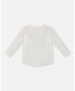 ფოტო #2 პროდუქტის Toddler Boys Long Sleeve T-Shirt With Print Off White - Toddler|Child