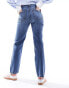 Mango straight leg jeans in dark blue Синий, 42 - фото #2