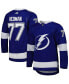 Фото #1 товара Men's Victor Hedman Blue Tampa Bay Lightning Home Authentic Pro Player Jersey