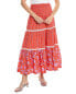 Фото #1 товара Design History Smocked Maxi Skirt Women's Pink Xs