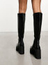 Lamoda Called Out knee boots in black