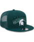 ფოტო #3 პროდუქტის Men's Green Michigan State Spartans Grade Trucker 9FIFTY Snapback Hat